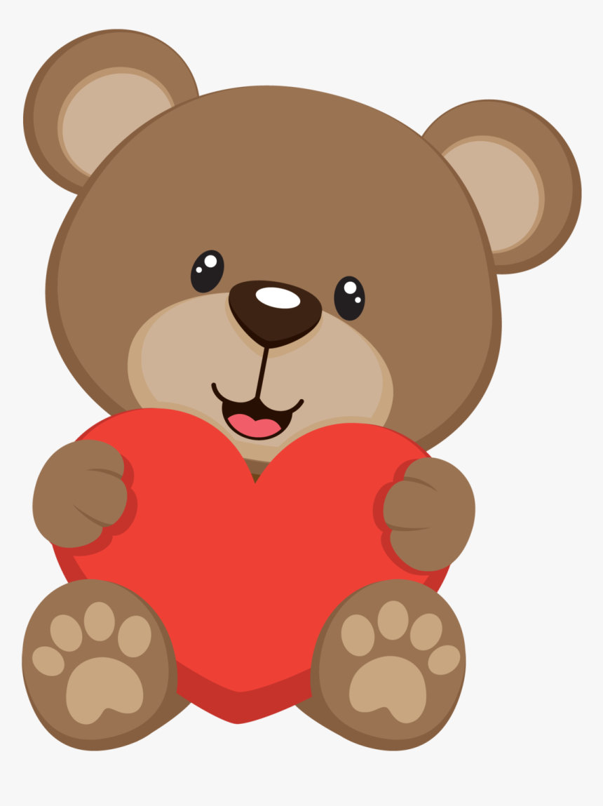 Brown Cliparts Png Teddy Bear - Cartoon Teddy Bear Png, Transparent Png - k...