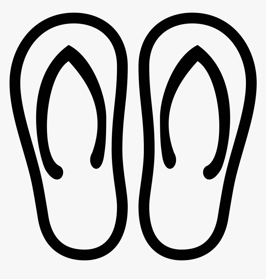 Flip Flops - Flip Flop Icon Png, Transparent Png - kindpng