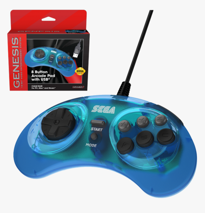 Retro Bit Sega Controller, HD Png Download, Free Download