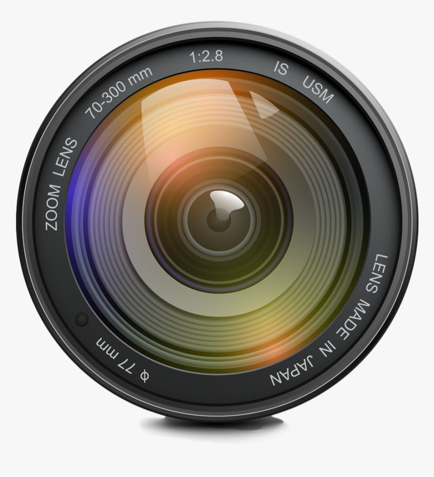 Photography Lens Png Vector Freeuse Library - Camera Lens Png, Transparent Png, Free Download