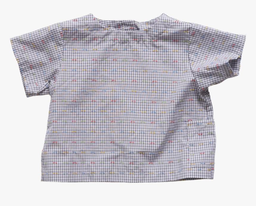 Makié Jody Back Button Baby Shirt In Gingham Dot - Back Button Shirt ...