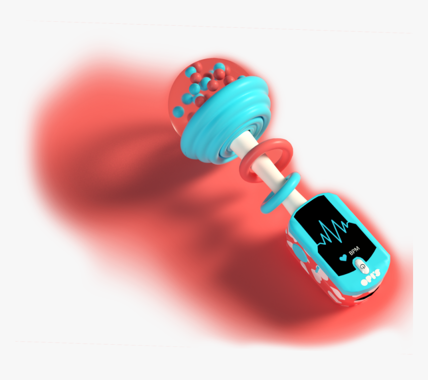 Heart Rate N Rattle - Baby Toys, HD Png Download, Free Download