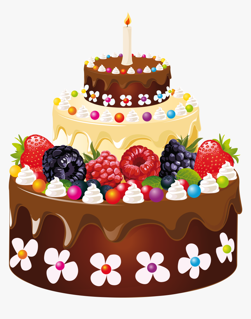 Birthday Cake Chocolate Cake Charlotte Wedding Cake - Cake Images Hd Png, Transparent Png, Free Download