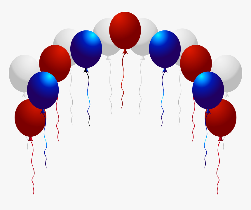 Balloons Clipart 4th July, HD Png Download, Free Download