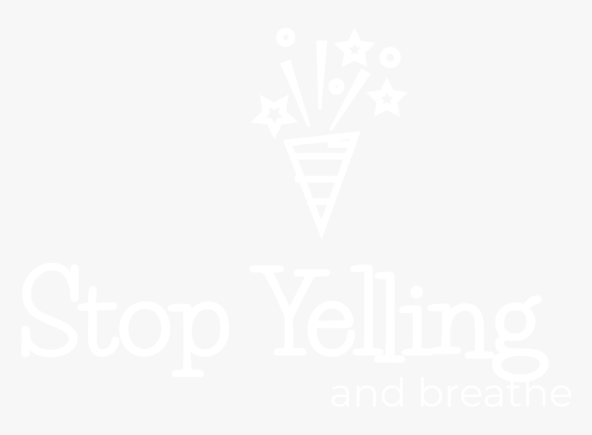 Stop Yelling And Breathe - Johns Hopkins Logo White, HD Png Download, Free Download