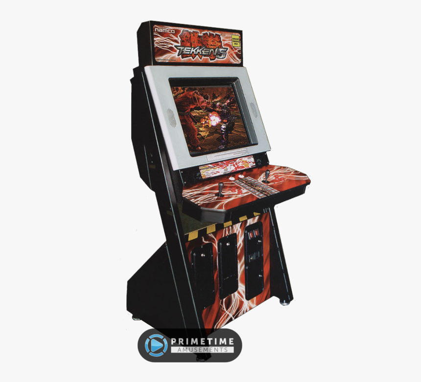 Tekken 5 Upright Video Arcade Game By Bandai Namco - Tekken 5 Arcade Machine, HD Png Download, Free Download