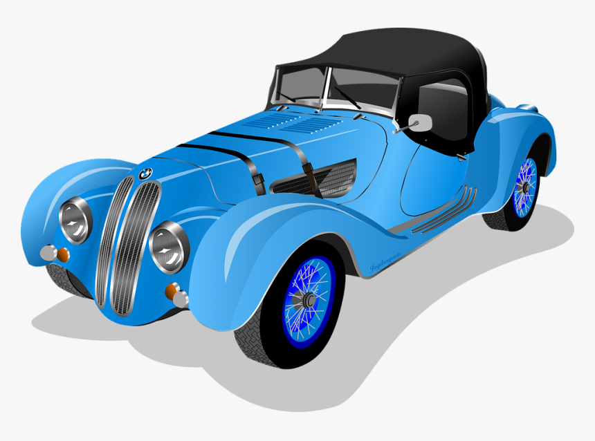 Buying A Vintage Car - Vintage Car Clip Art, HD Png Download, Free Download