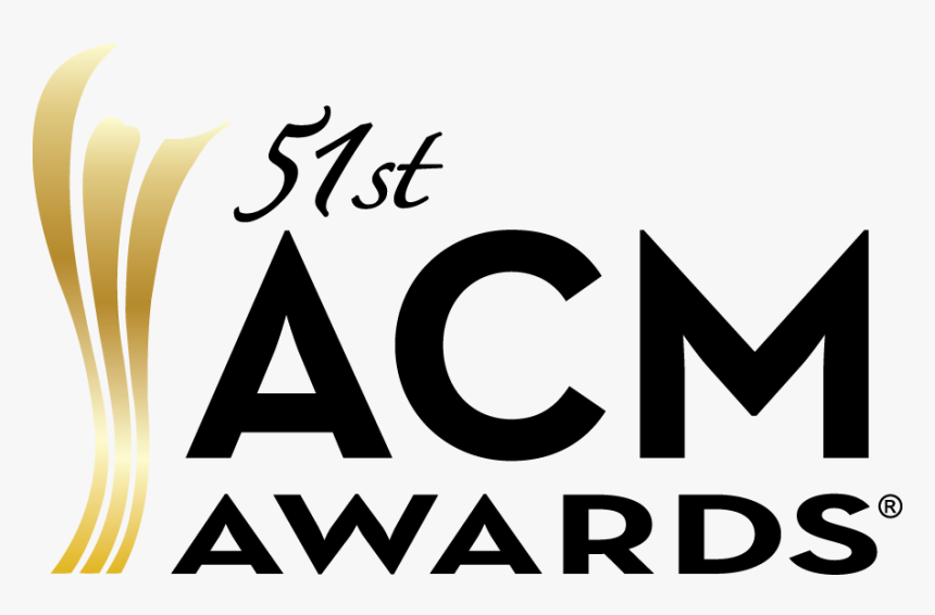 2016 51st Acm Award Logos Standard Black Gold - 2014 Country Music Association Awards, HD Png Download, Free Download