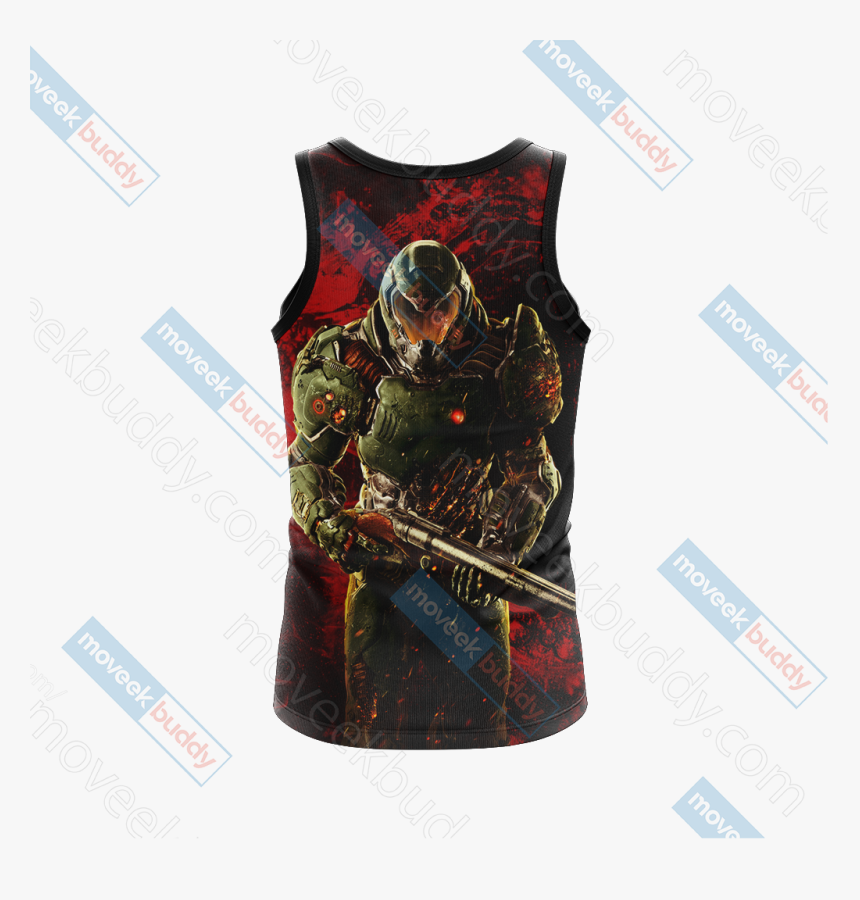 Doomguy Unisex 3d Tank Top - Action Figure, HD Png Download, Free Download