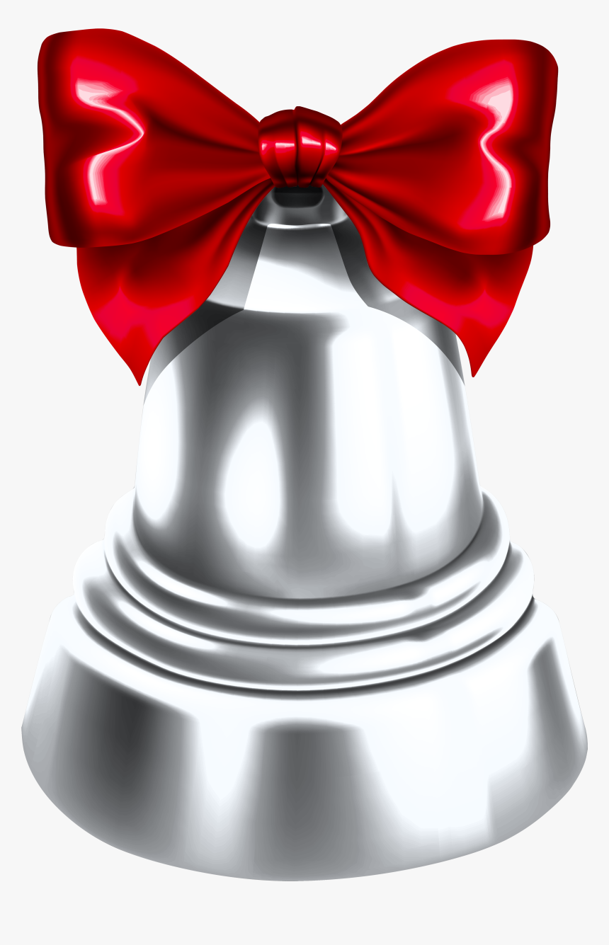 Silver Christmas Bells Png, Transparent Png, Free Download