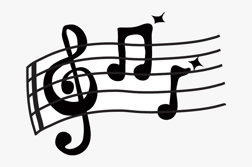 Note Music Notes Clipart Free Images Transparent Png - Black And White Music Note Art Clipart, Png Download, Free Download