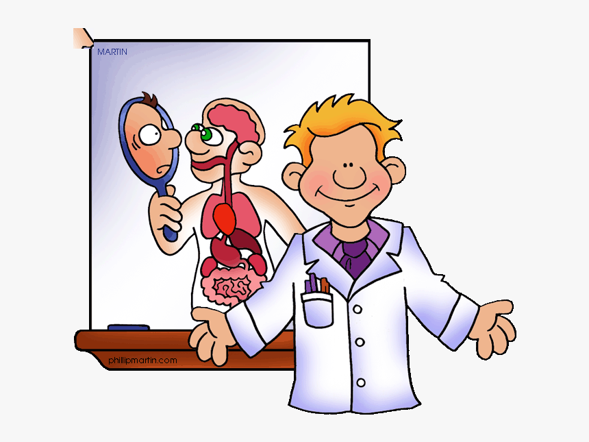 Kids Skeleton Human Body Clipart Vegykt Image Clip - Science Teacher Clipart, HD Png Download, Free Download