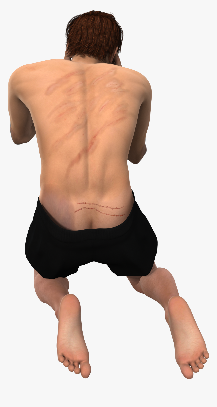 Sad Man Back View, HD Png Download, Free Download