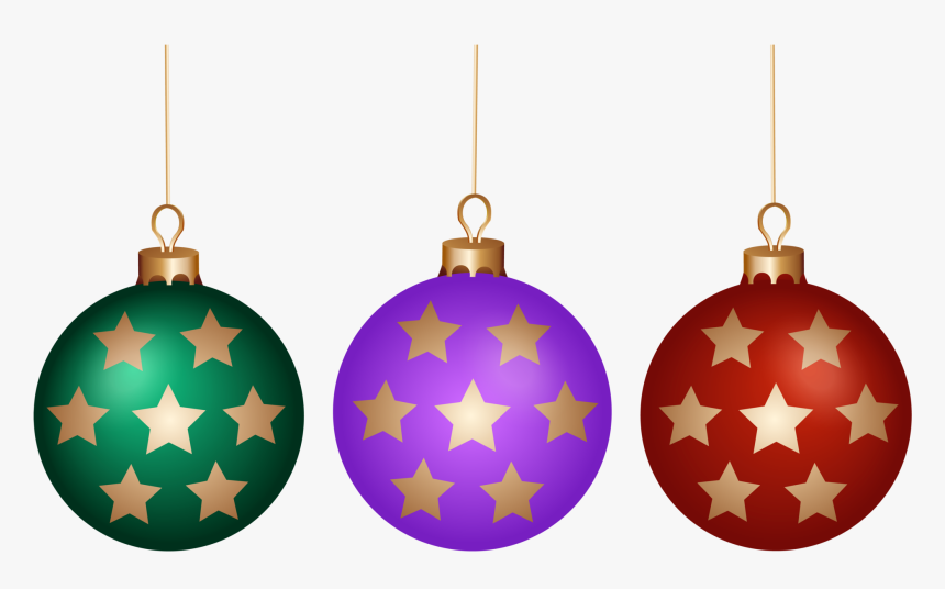 Christmas Balls Set Png Clip Art - Clipart Christmas, Transparent Png, Free Download