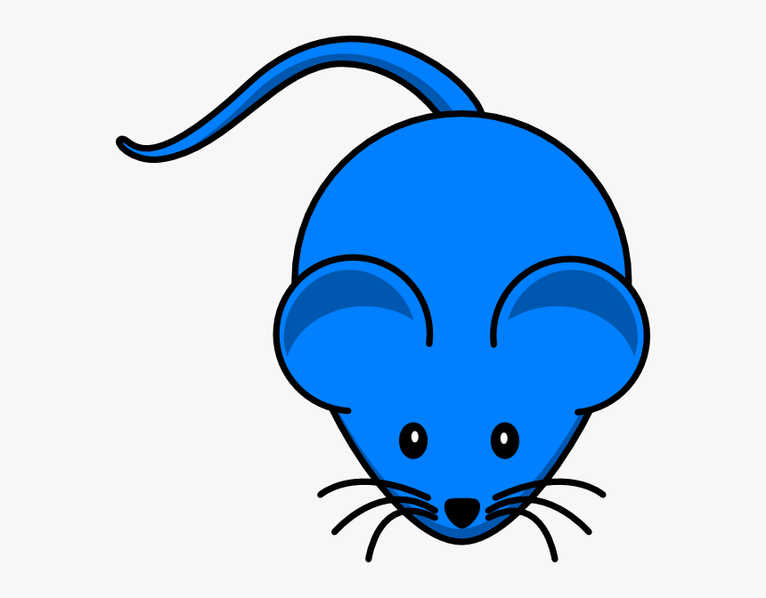 Blue Mouse Svg Clip Arts - Blue Mouse Clipart, HD Png Download, Free Download