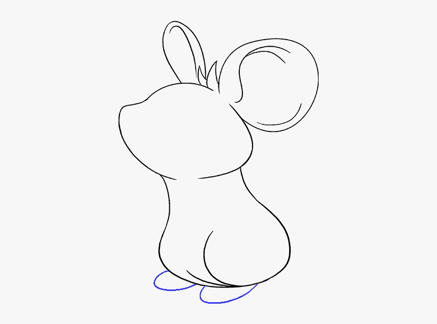 How To Draw A Mouse Step By Step Tutorial Easy Drawing