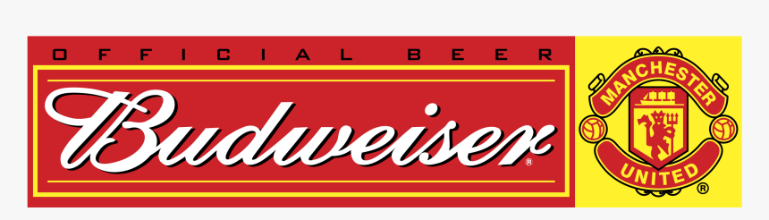 Budweiser Manchester United Logo Png Transparent - Manchester United, Png Download, Free Download