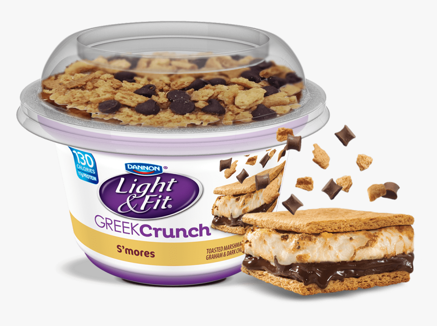 S"mores Nonfat Greek Yogurt Crunch - Greek Yogurt Smores, HD Png Download, Free Download