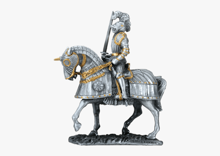 Clip Art Noble Horseback Statue Sc - Knight On Horse Statue, HD Png Download, Free Download