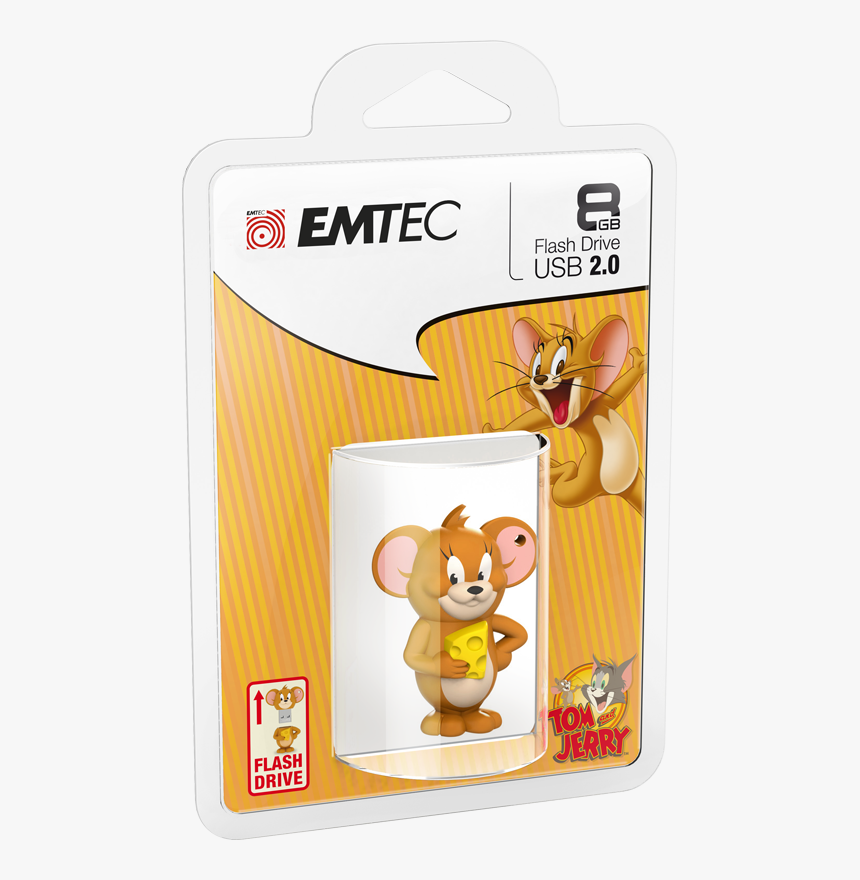 Tom & Jerry, Jerry Cardboard 8gb - Bugs Bunny Emtec Flash Drive Amazon, HD Png Download, Free Download