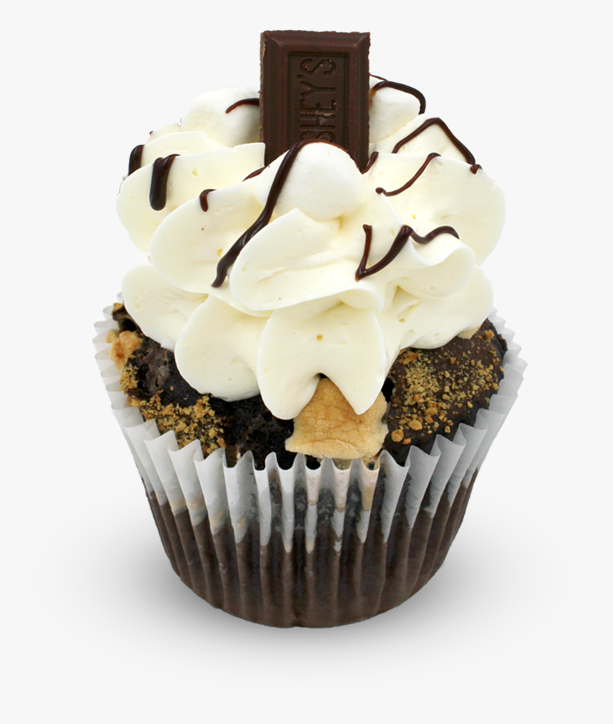 S Mores Cupcake Png, Transparent Png, Free Download