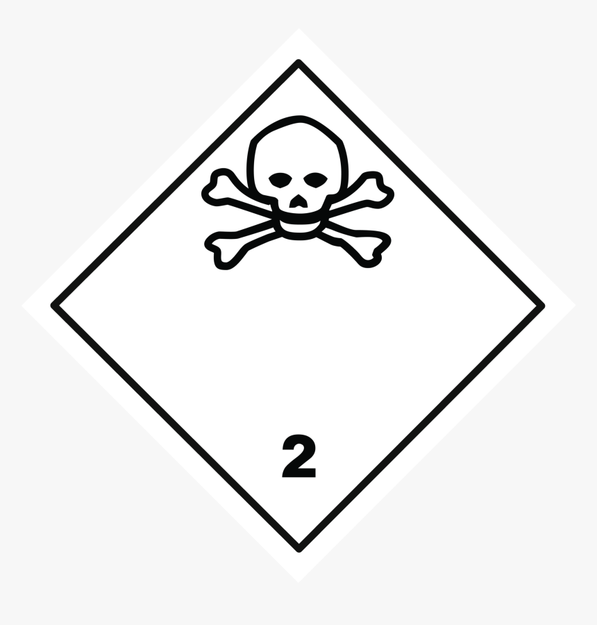 Poison Clipart Simbol - Adr 2.3 Png, Transparent Png - kindpng