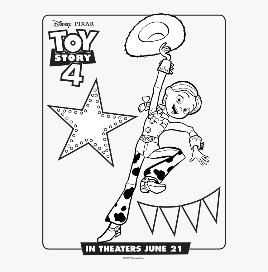 toy story 4 jessie  jessie toy story 4 coloring pages hd