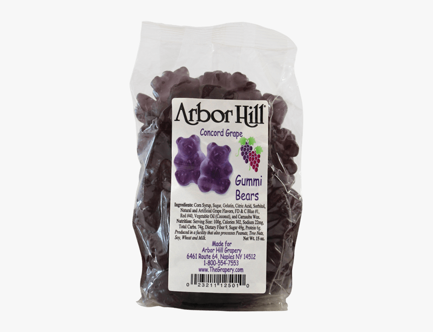 Photo Of Arbor Hill Concord Grape Gummy Bears - Sultana, HD Png Download, Free Download