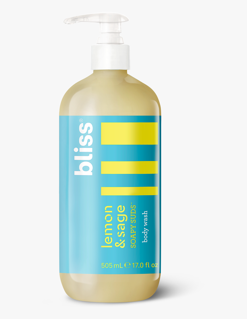 Bliss Lemon & Sage Soapy Suds - Bliss Lemon Sage Body Wash, HD Png Download, Free Download