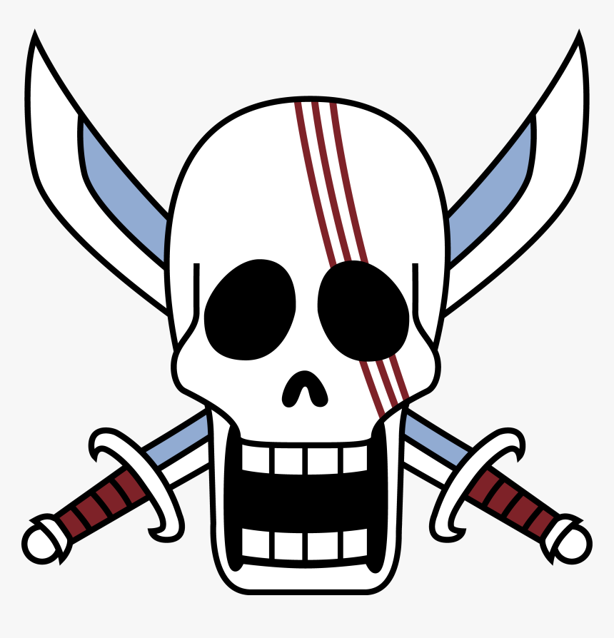 Transparent One Piece Logo Png Red Hair Pirate Flag Png Download Kindpng