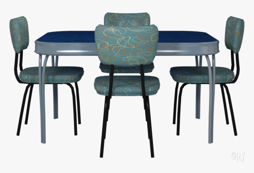 Retro Kitchen Tables & Chairs - Chair, HD Png Download, Free Download