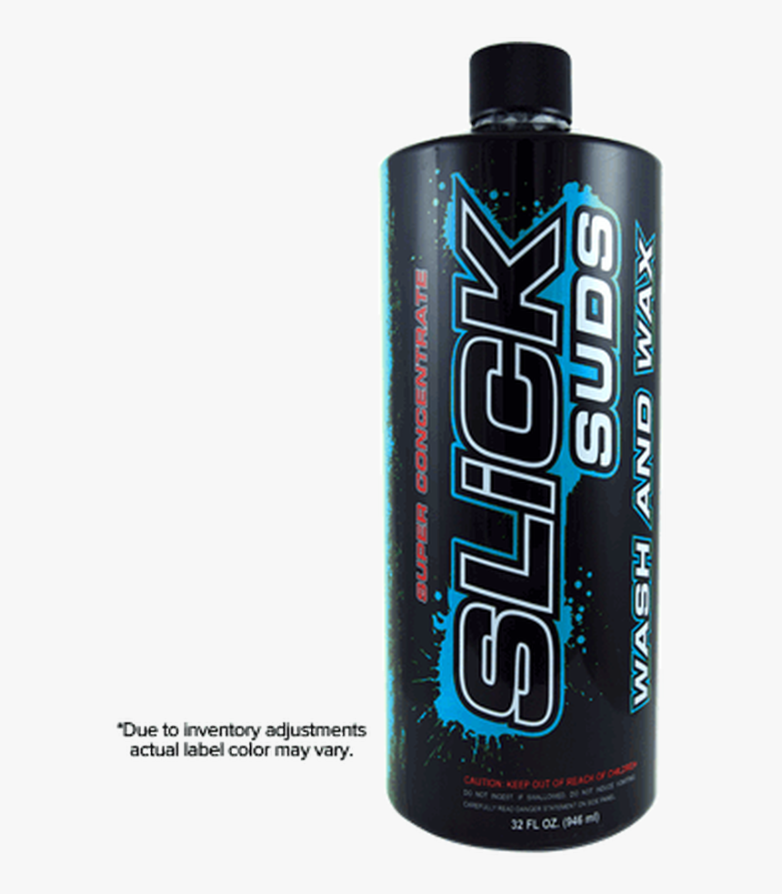 Slick Suds Wash And Wax - Bottle, HD Png Download, Free Download