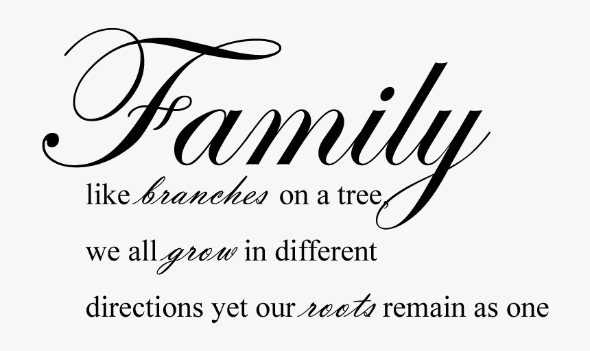 Inspirational Quotes About Family - Quotes, HD Png Download - kindpng