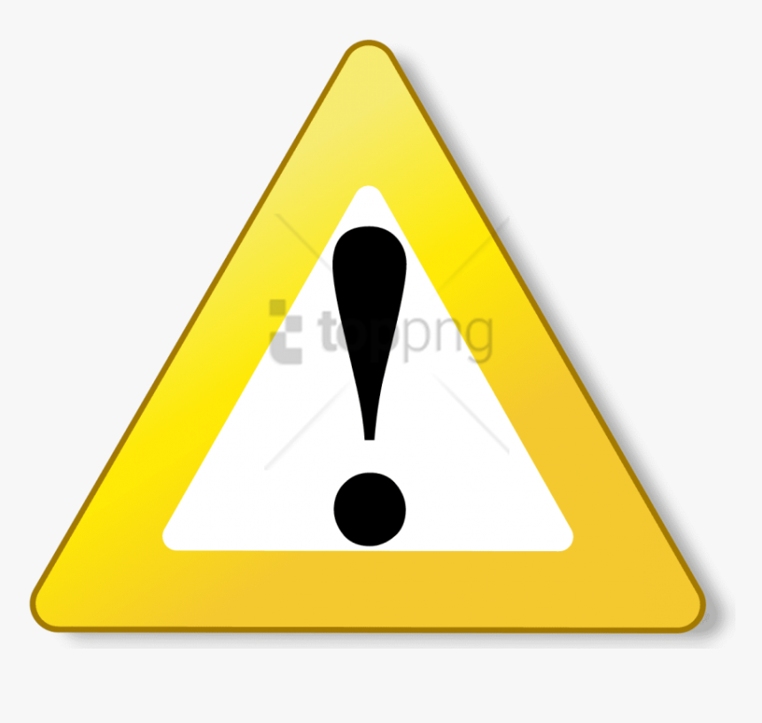 Download Free Image With - Warning, HD Png Download, Free Download