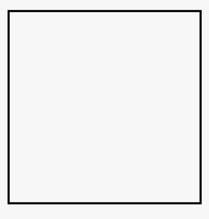 Outline@2x - Rectangle Shape For Coloring, HD Png Download, Free Download