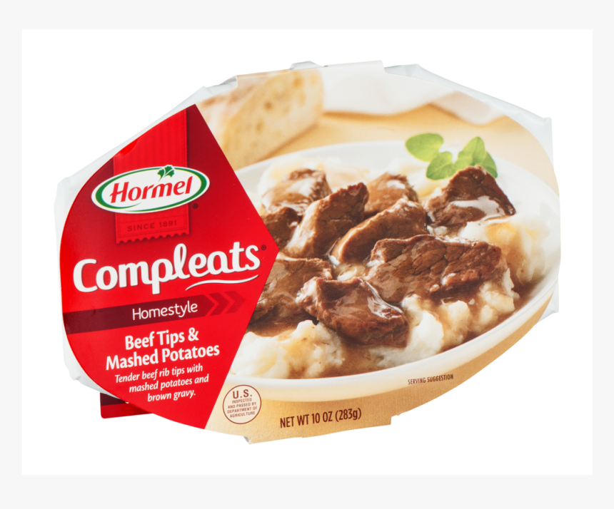 Hormel Compleats Homestyle Beef Tips & Mashed Potatoes"
 - Hormel, HD Png Download, Free Download