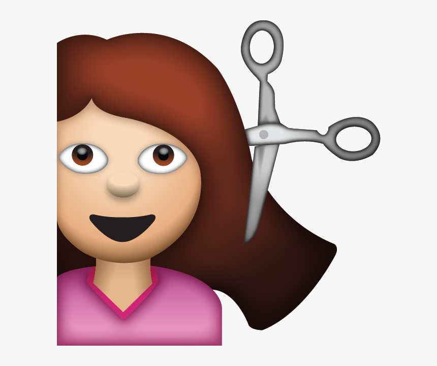 Haircut Emoji Png, Transparent Png, Free Download