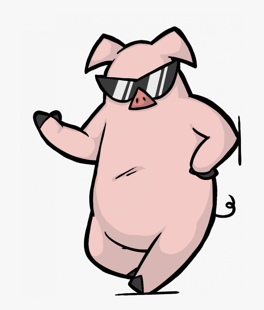 Cool Pig Drawings, HD Png Download, Free Download