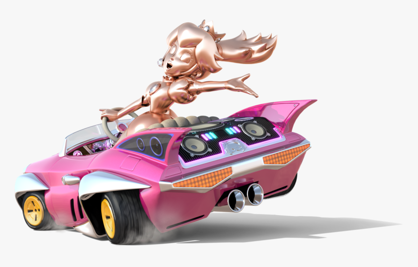 Rose Gold Peach Mario Kart 8 Hd Png Download Kindpng