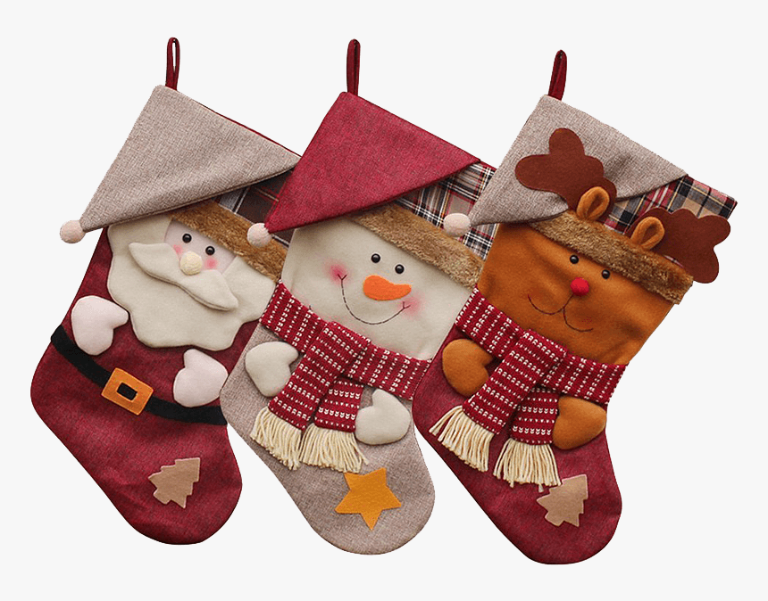 Christmas Stocking Santa 3d, HD Png Download, Free Download