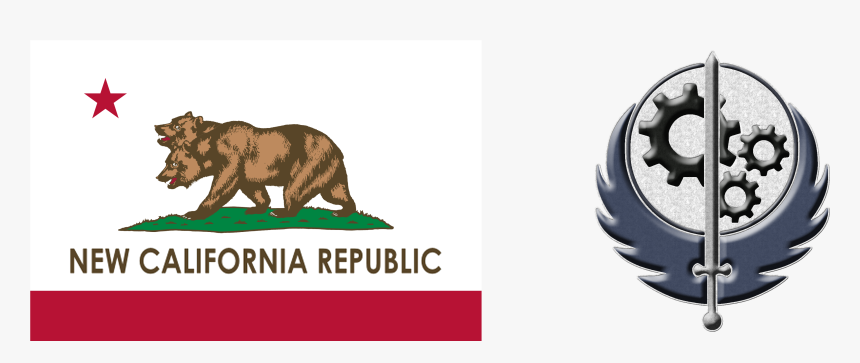 Fallout New Vegas Ncr Logo Png Download New California Republic Flag Transparent Png Kindpng