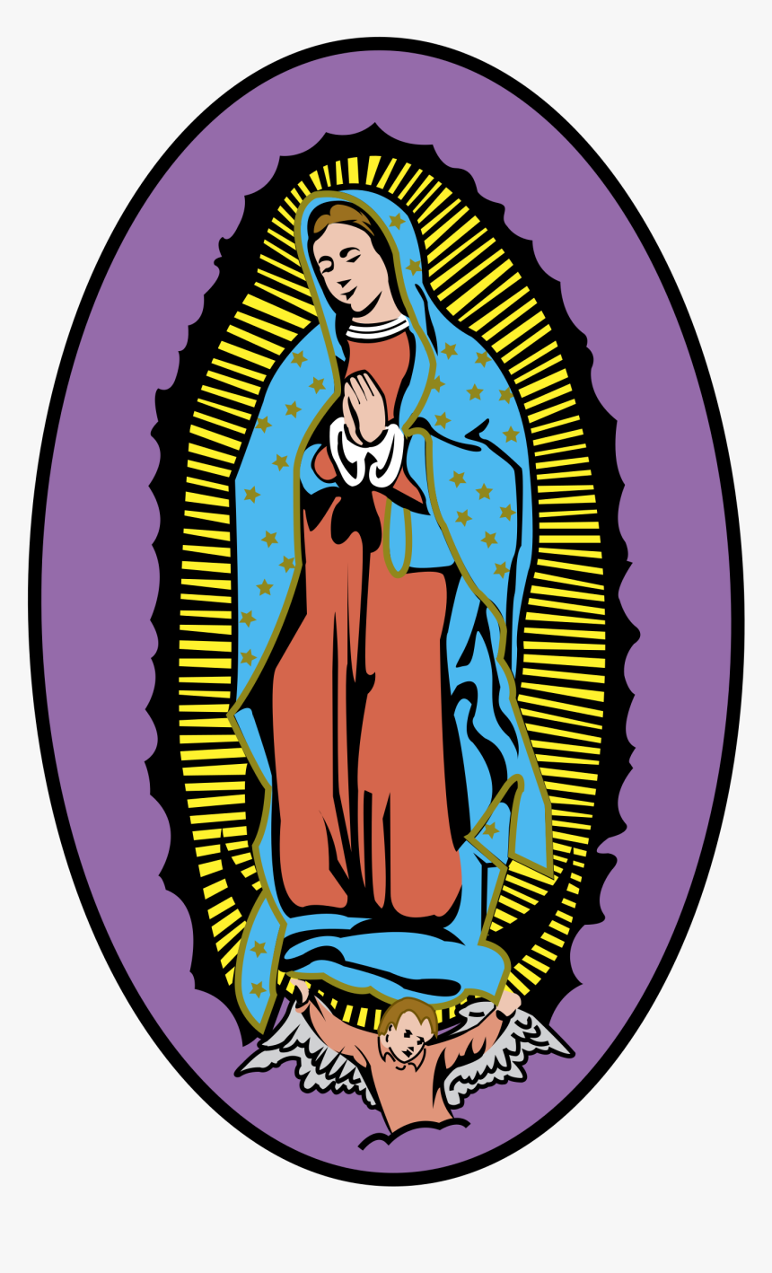 Religious Icons Logo Png Transparent - Virgen De Guadalupe Sticker, Png Download, Free Download