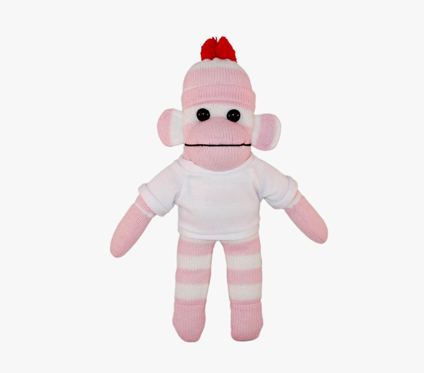 Pink And Grey Sock Monkey, HD Png Download, Free Download