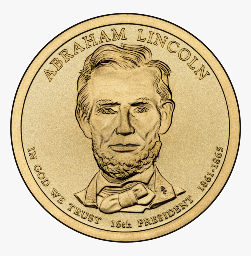 Abraham Lincoln 1 Dollar, HD Png Download, Free Download