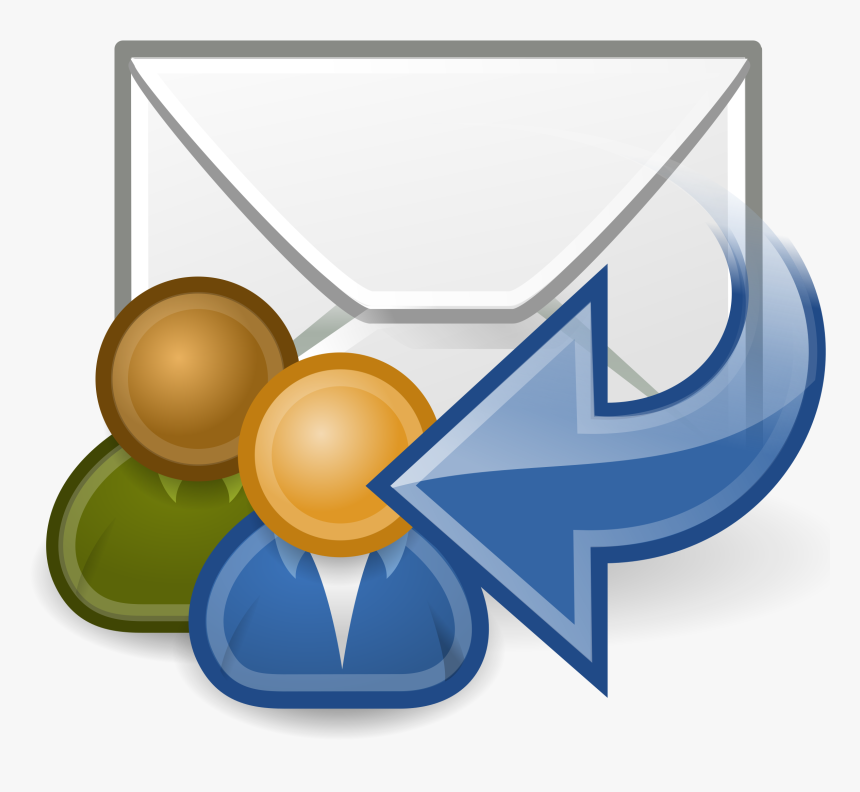 Tango Mail Reply All Clip Arts - Reply Clipart, HD Png Download, Free Download