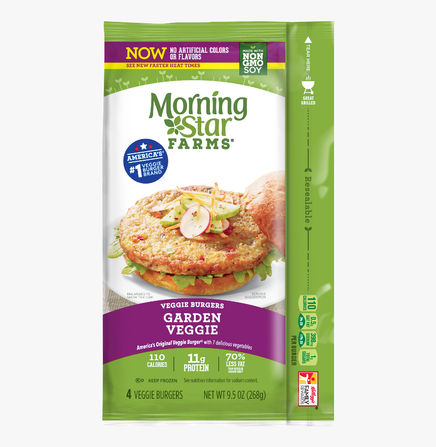 Morningstar Garden Veggie Burger, HD Png Download, Free Download