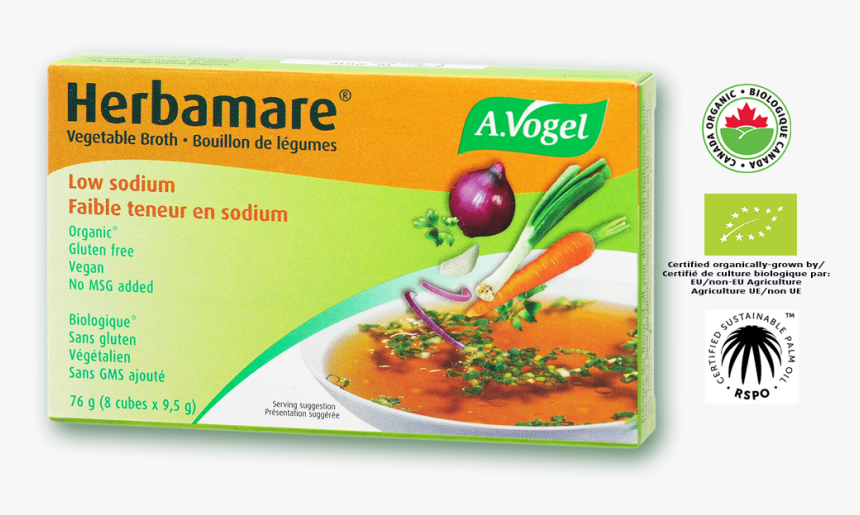 Herbamare® Low Sodium Vegetable Broth - Herbamare, HD Png Download, Free Download