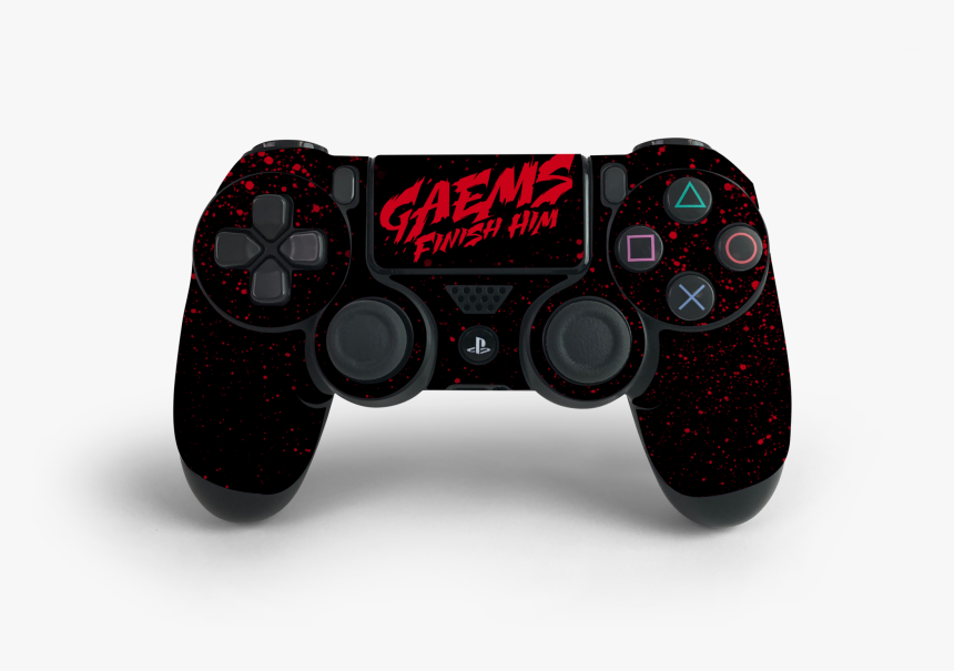 Ps4 Controller Finish Him Decal Kit"
 Class="lazyload - Game Controller, HD Png Download, Free Download