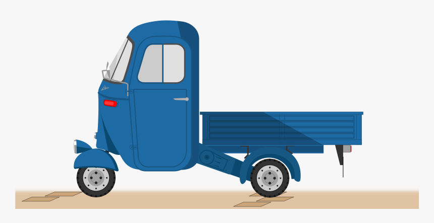 Motor Vehicle Piaggio Ape Car Vespa Gts - Piaggio Ape Clipart, HD Png Download, Free Download