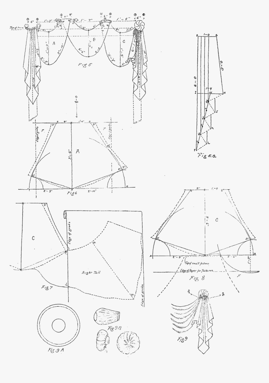 Digital Curtain Design Background Downloads - Technical Drawing, HD Png Download, Free Download